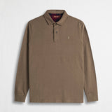 Polo Manica Lunga con Colletto in Velluto - Falcon