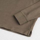 Long Sleeve Polo with Velvet Collar