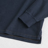 Long Sleeve Polo in Overdyed Jersey