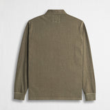 Long Sleeve Polo in Overdyed Jersey