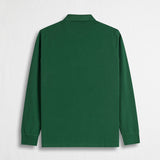 Long Sleeve Polo in Piquet with Contrast Details
