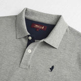 Long Sleeve Polo in Piquet with Contrast Details