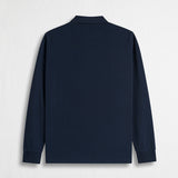Long Sleeve Polo in Piquet with Contrast Details