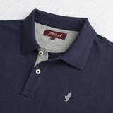 Long Sleeve Polo in Piquet with Contrast Details