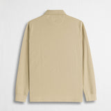 Long Sleeve Polo in Brushed Piqué