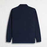 Long Sleeve Polo in Brushed Piqué