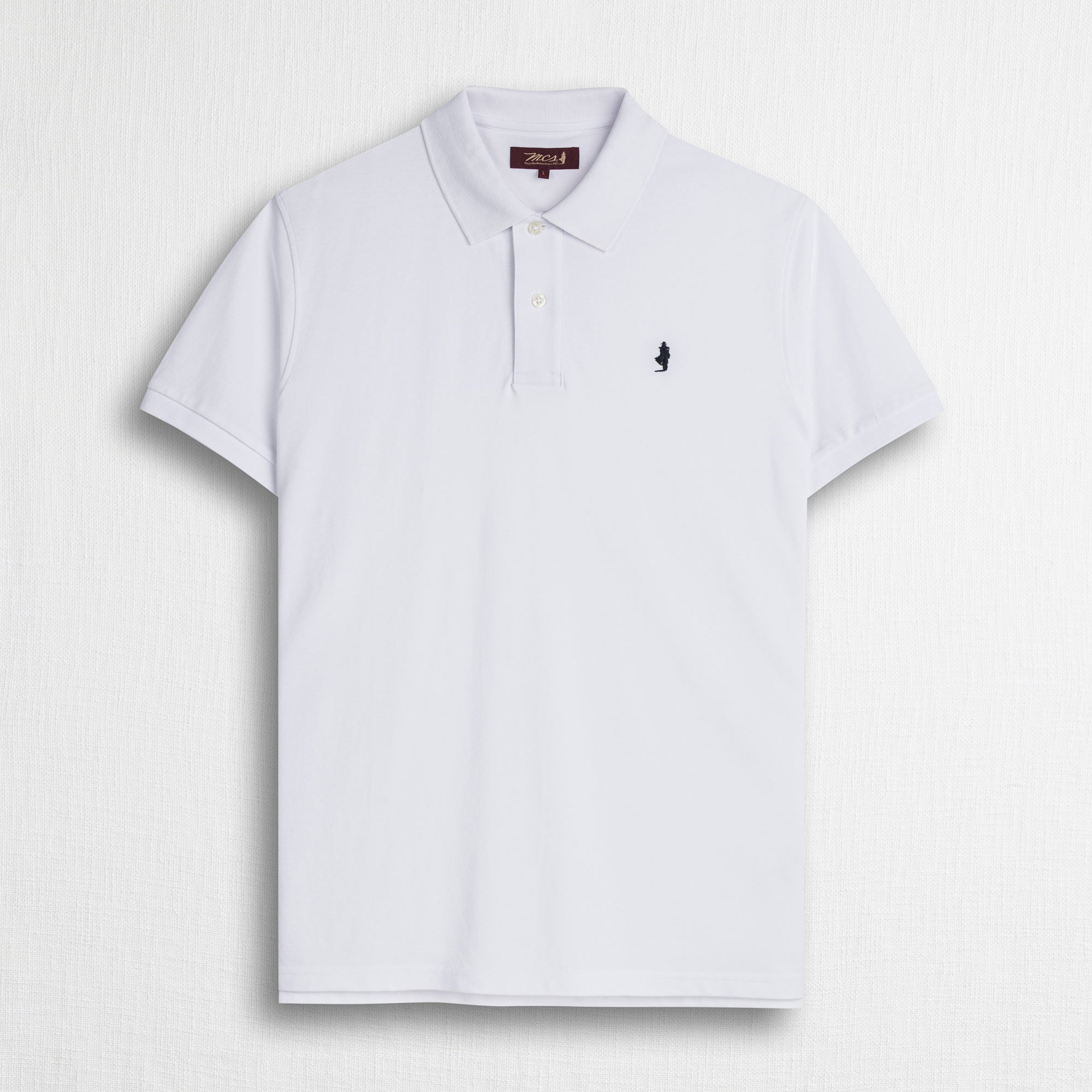 Polo 100% cotone piquet - White