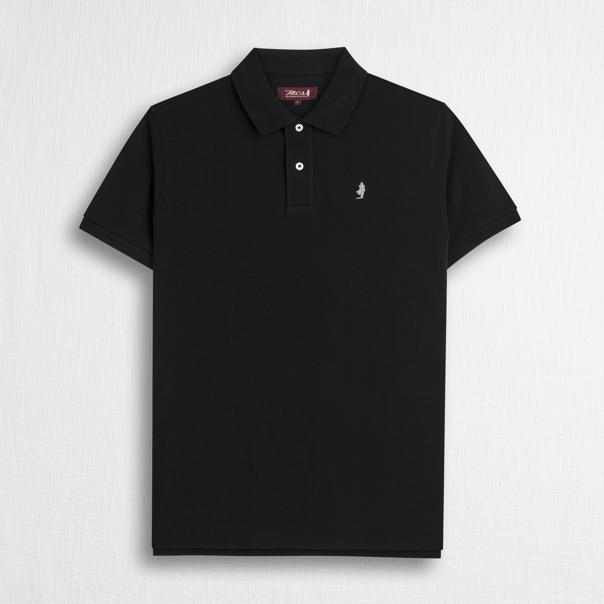 Polo 100% cotone piquet - Black