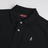 100% Cotton Piqué Polo - Black