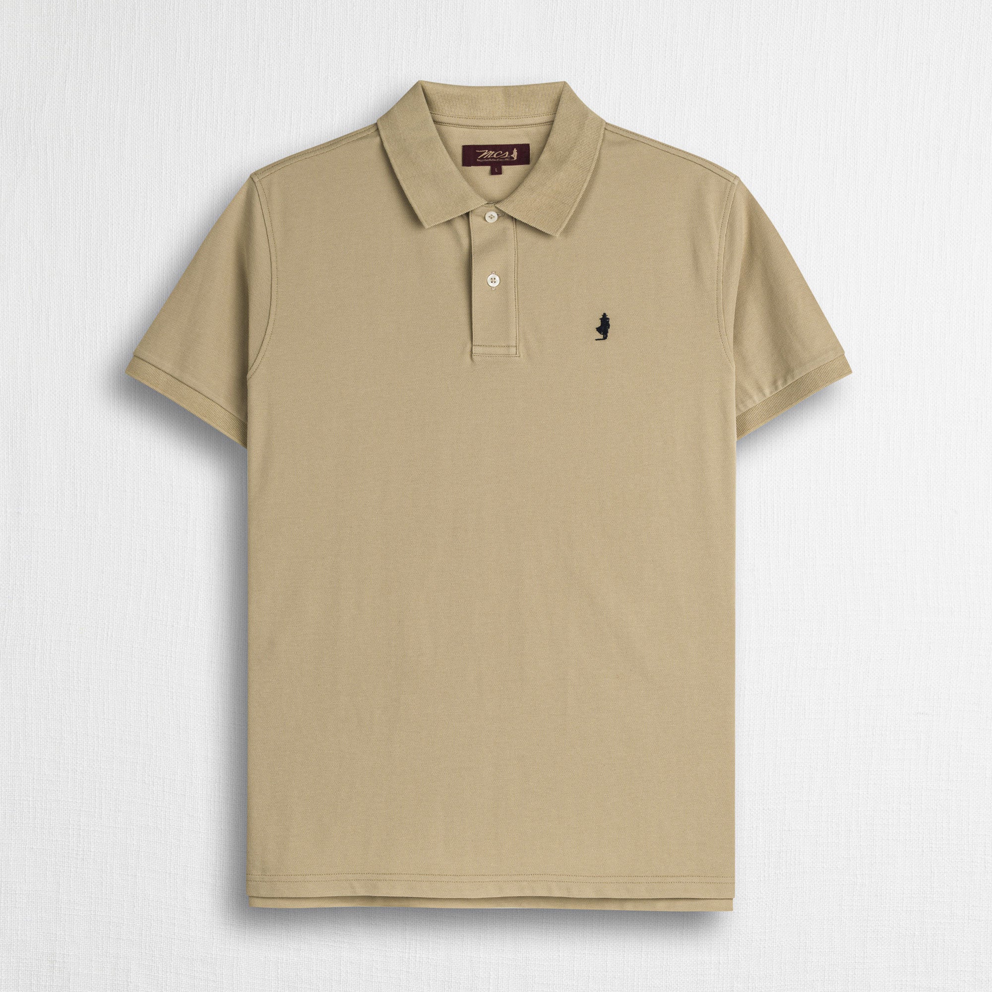 Polo 100% cotone piquet - Khaky