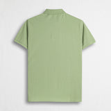100% Cotton Piqué Polo - Light Green
