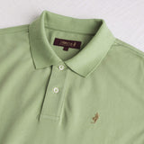 100% Cotton Piqué Polo - Light Green
