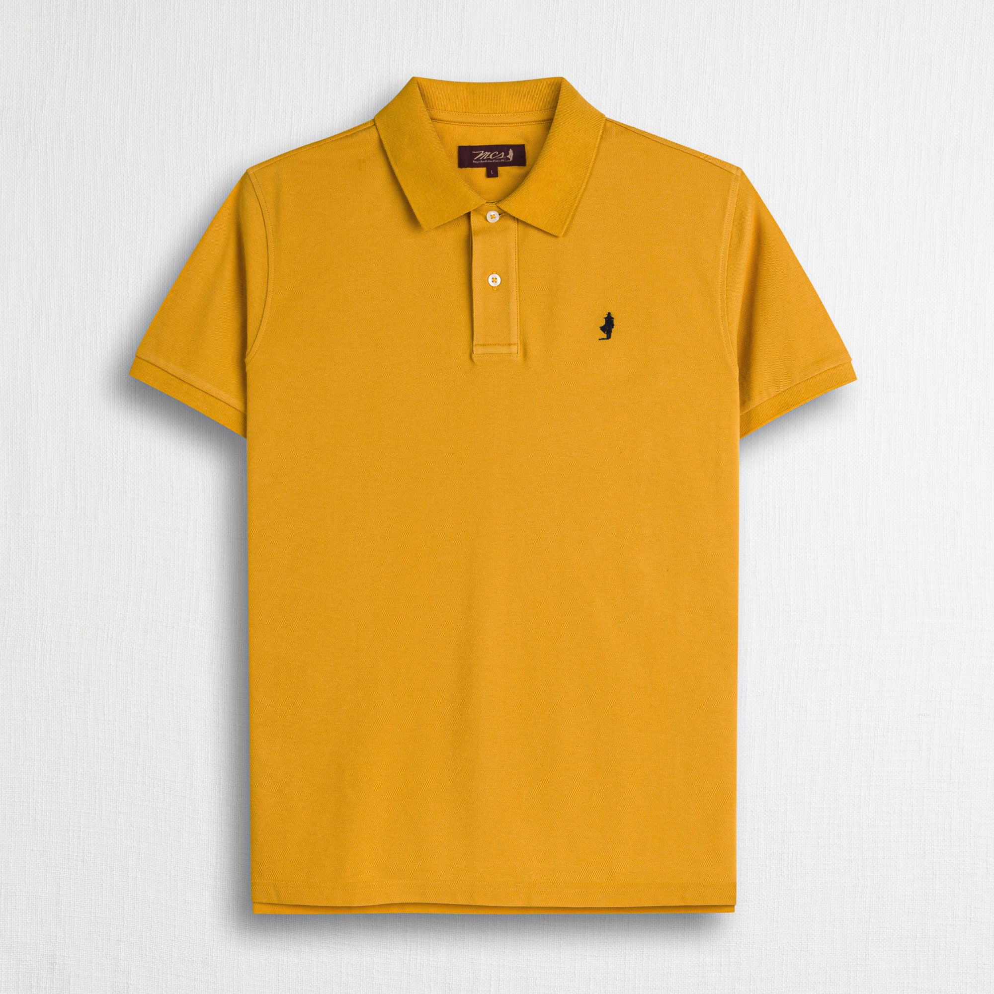 Polo 100% cotone piquet - Gold Yellow