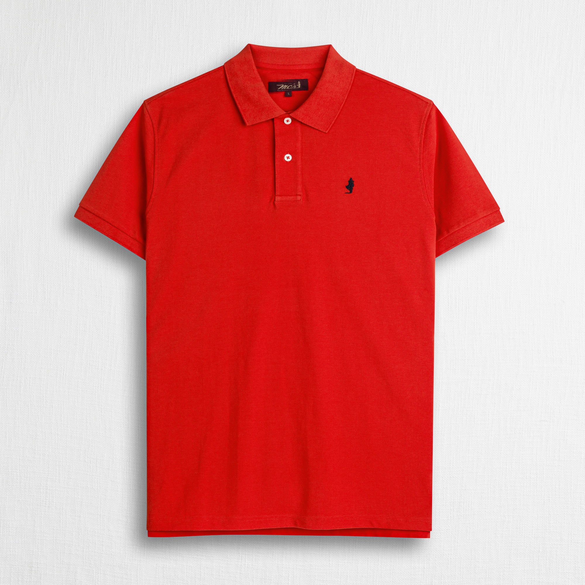 Polo 100% cotone piquet - Spice Orange