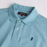 100% Cotton Piqué Polo - Sky Blue