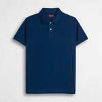 Polo 100% cotone piquet - Deep Blue