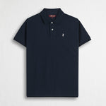 Polo 100% cotone piquet - Navy Blue
