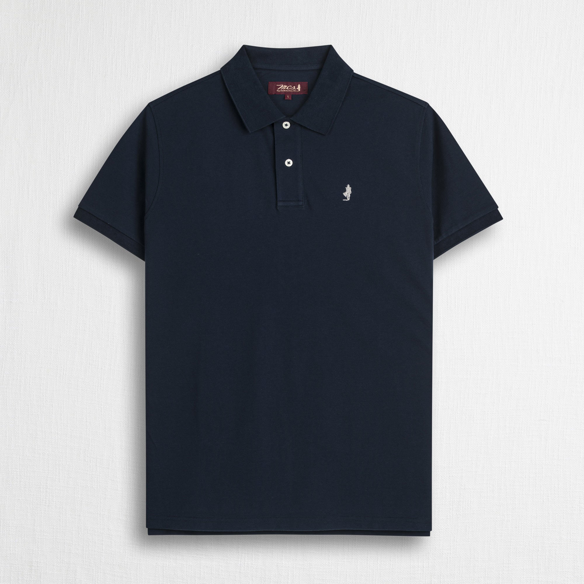 Polo 100% cotone piquet - Navy Blue