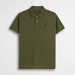 Polo 100% cotone piquet - Dark Olive