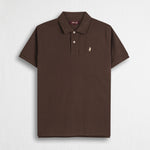 Polo 100% cotone piquet - Chocolate