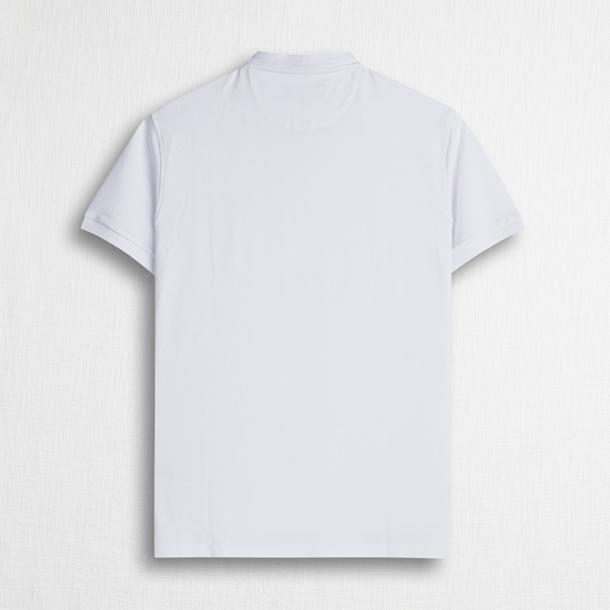 Polo cotone stretch piquet modello serafino - White