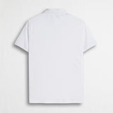 100% Cotton Compact Jersey Polo - White