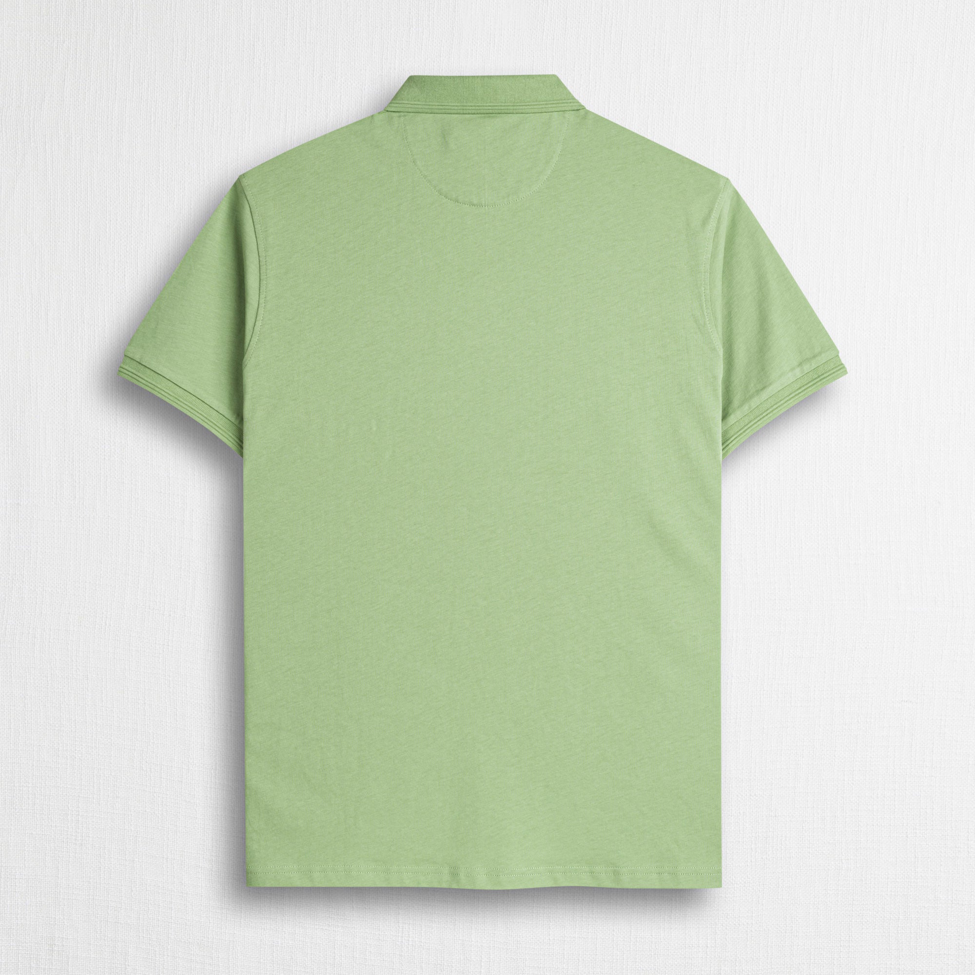 Polo 100% cotone jersey compact - Light Green