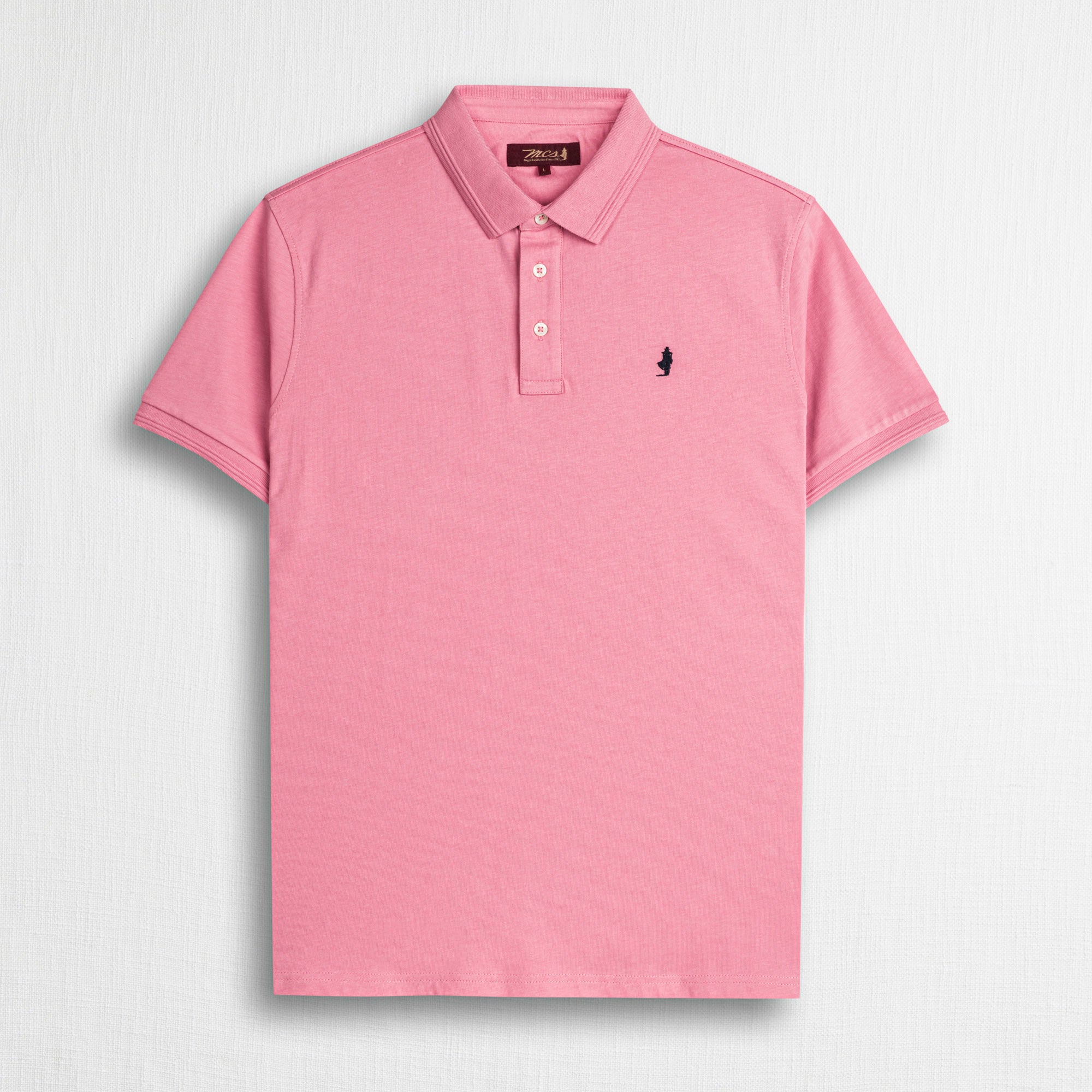 Polo 100% cotone jersey compact - Wild Rose
