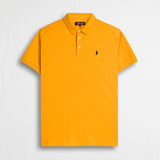 Polo 100% cotone jersey compact - Gold Yellow