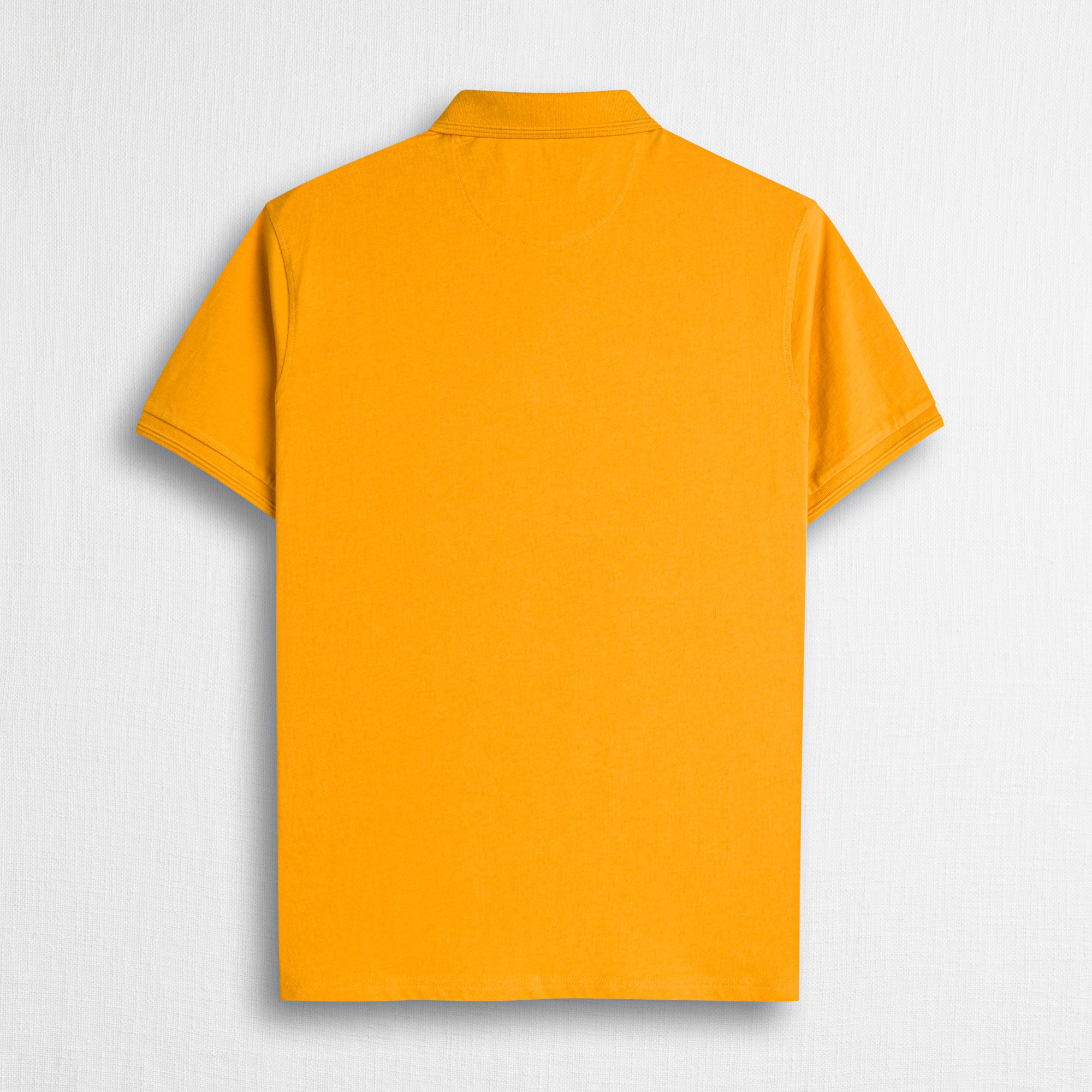 Polo 100% cotone jersey compact - Gold Yellow