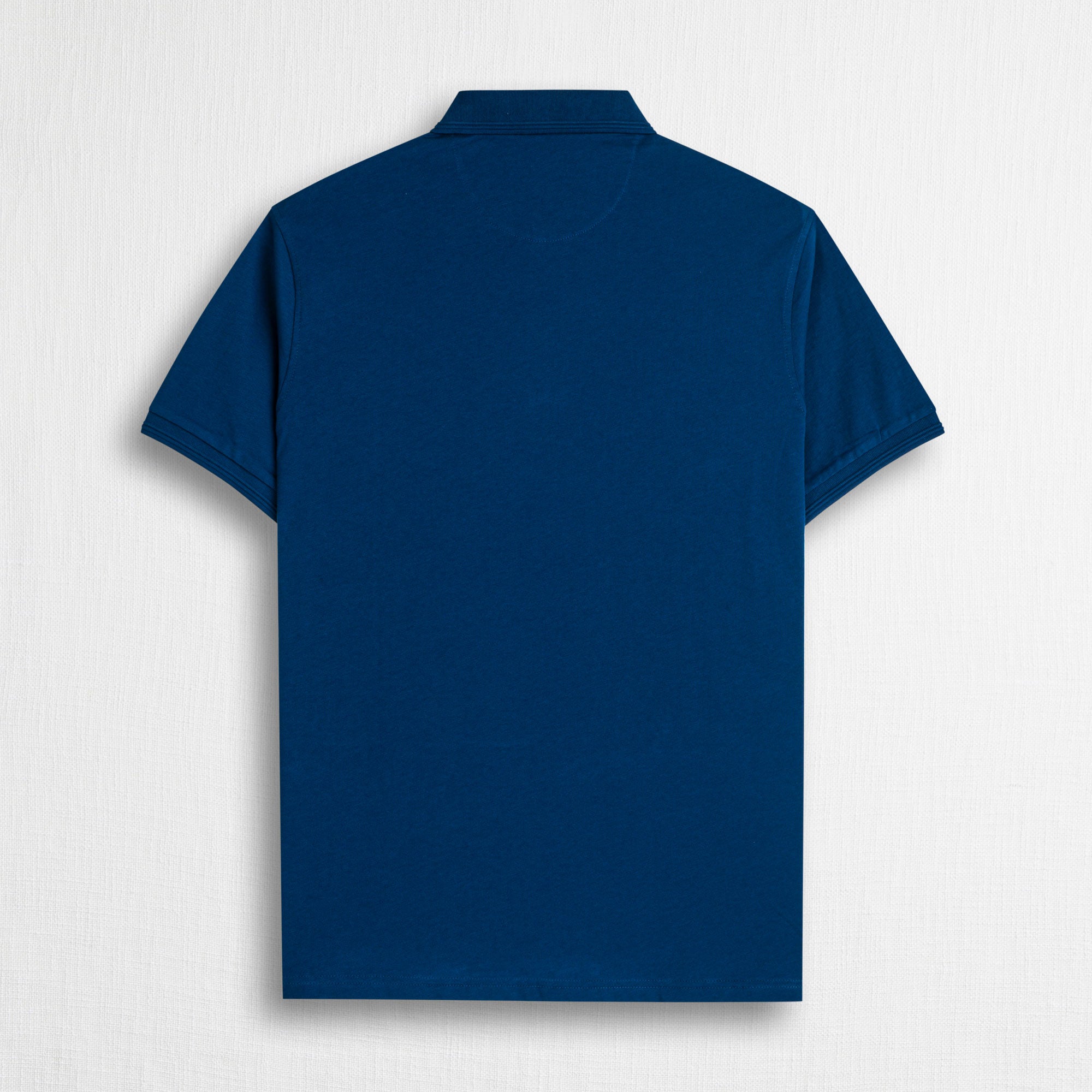 Polo 100% cotone jersey compact - Deep Blue