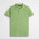 Polo cotone piquet stretch tinto in capo - Light Green