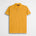 Polo cotone piquet stretch tinto in capo - Gold Yellow