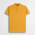 Polo cotone piquet stretch tinto in capo - Gold Yellow