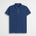 Polo cotone piquet stretch tinto in capo - Deep Blue