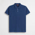 Polo cotone piquet stretch tinto in capo - Deep Blue