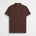 Polo misto cotone e lino - Chocolate