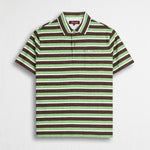 Polo 100% cotone jersey slub a righe - Chocolate Stripe