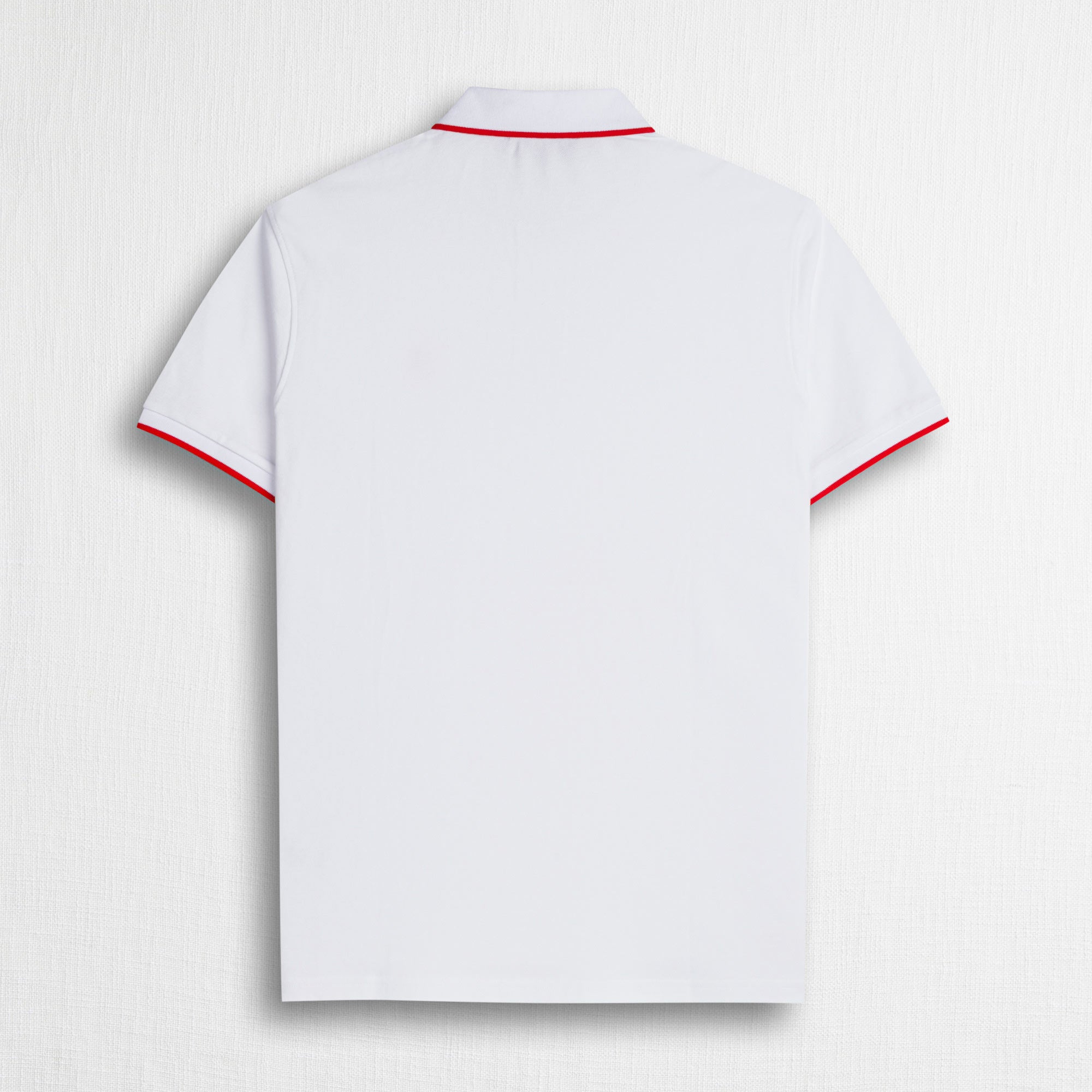 Polo cotone piquet stretch - White