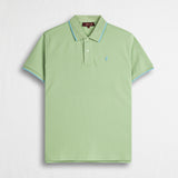 Polo cotone piquet stretch - Light Green