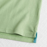 Stretch Cotton Piqué Polo - Light Green