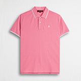 Polo cotone piquet stretch - Wild Rose