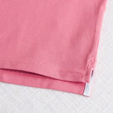 Stretch Cotton Piqué Polo - Wild Rose