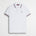 Polo cotone piquet stretch con righe bicolore - White
