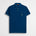 Polo 100% cotone piquet con ricami folk e taschino - Deep Blue