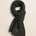 Sciarpa a Coste in Materiale Riciclato fronte - Olive Night