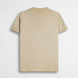 T-shirt 100% cotton, cold-dyed - Khaki