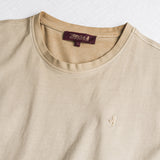 T-shirt 100% cotton, cold-dyed - Khaki