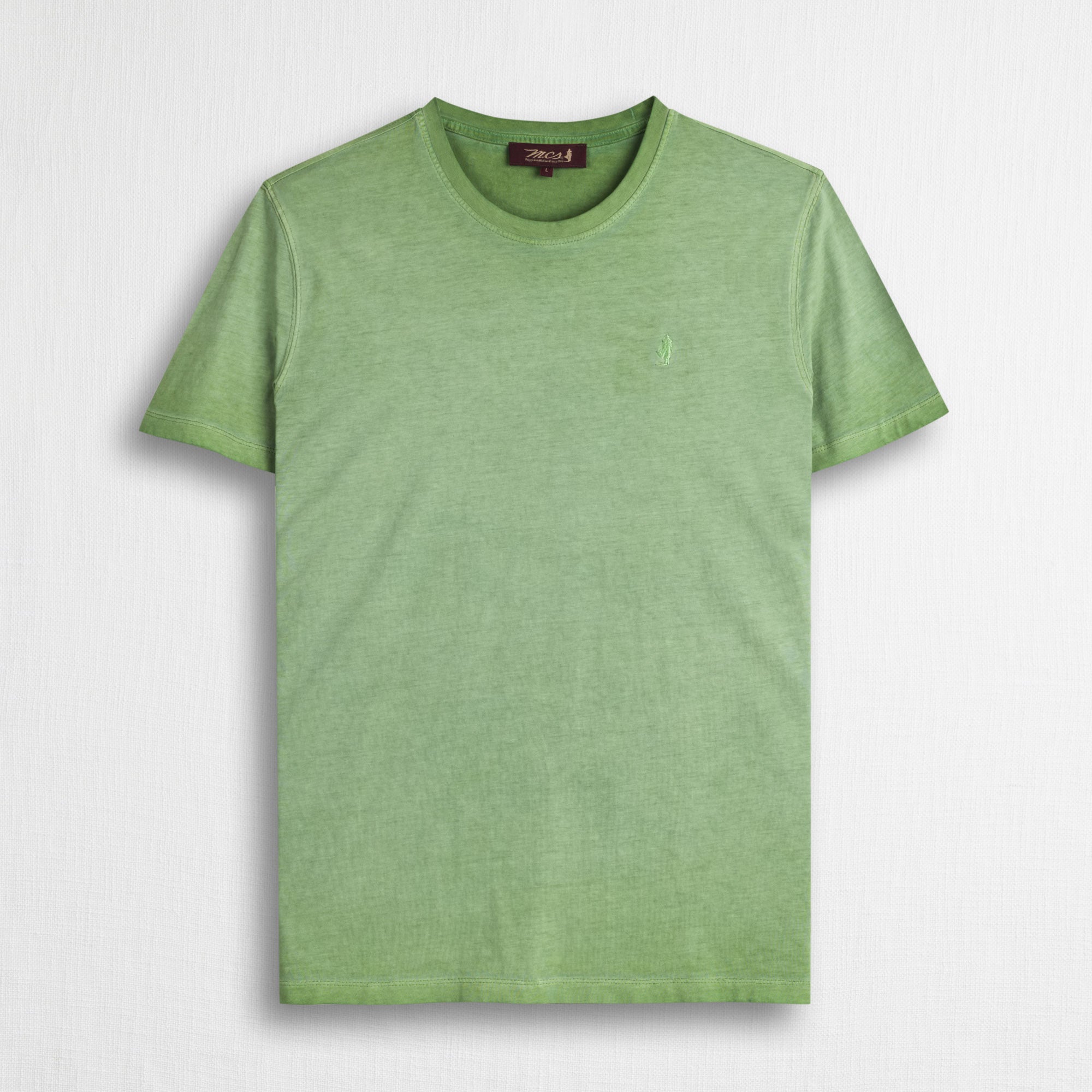 T-shirt 100% cotone tinto a freddo - Light Green