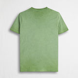 T-shirt 100% cotone tinto a freddo - Light Green